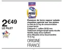 Monoprix Pommes de terre vapeur salade rissolées spécial sur les pistes offre