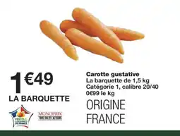 Monoprix Carotte gustative offre