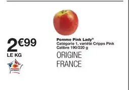 Monoprix Pomme Pink Lady offre