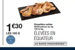 Monoprix Crevettes cuites offre