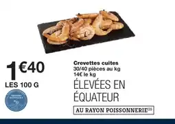 Monoprix Crevettes cuites offre