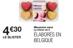 Monoprix Macarons cœur offre