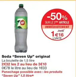 Monoprix SEVEN UP Soda original offre