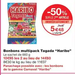 Monoprix HARIBO Bonbons multipack Tagada offre