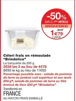 Monoprix BRINDELICE Céleri frais en rémoulade offre