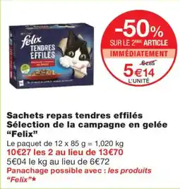Monoprix FELIX Sélection de la campagne en gelée offre