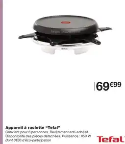 Monoprix TEFAL Appareil à raclette offre