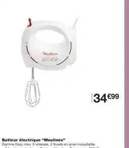 Monoprix MOULINEX Batteur électrique offre