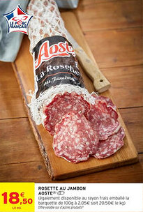 Intermarché Contact ROSETTE AU JAMBON AOSTE offre