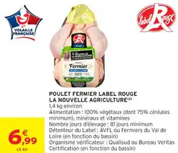 Intermarché Contact Poulet fermier label rouge la nouvelle agriculture offre