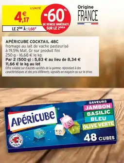 Intermarché Contact Apéricube cocktail 48c offre