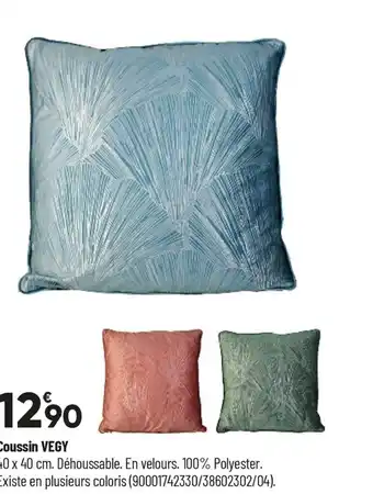 Bricorama Coussin vegy offre