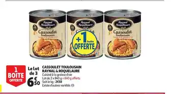 Auchan Cassoulet Toulousain Raynal & Roquelaure offre