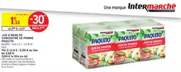 Intermarché Contact Jus à base de concentré de pomme paquito offre