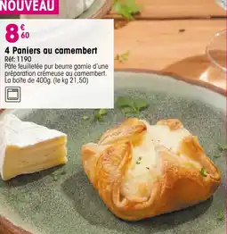 Croque Gel 4 Paniers au camembert offre