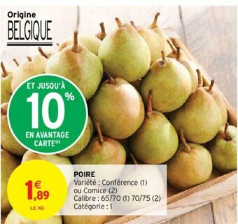 Intermarché Hyper Poire offre