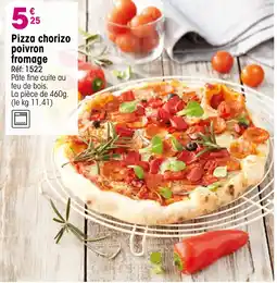 Croque Gel Pizza chorizo poivron fromage offre