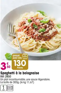 Croque Gel Spaghetti à la bolognaise offre