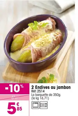 Croque Gel 2 Endives au jambon offre