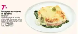 Croque Gel Lasagnes au saumon et épinards offre