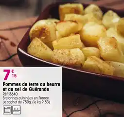 Croque Gel Pommes de terre au beurre et au sel de guérande offre