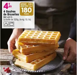 Croque Gel 4 gaufres de bruxelles offre