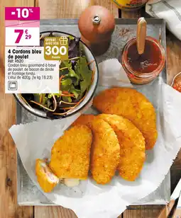 Croque Gel 4 cordons bleu de poulet offre