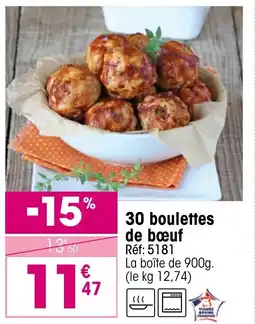 Croque Gel 30 boulettes de bœuf offre