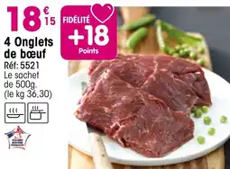 Croque Gel 4 Onglets de bœuf offre