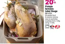 Croque Gel Pintade fermière label rouge offre