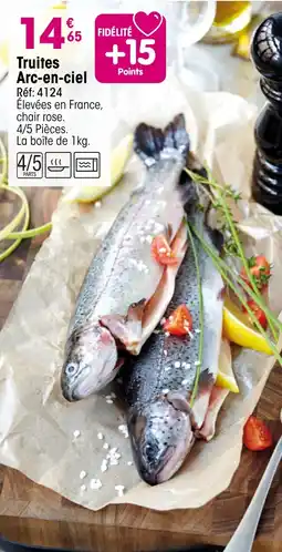 Croque Gel Truites arc-en-ciel offre