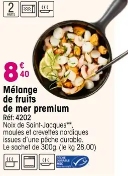 Croque Gel Mélange de fruits de mer premium offre