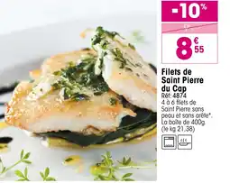 Croque Gel Filets de saint pierre du cap offre