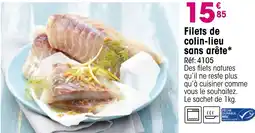 Croque Gel Filets de colin-lieu sans arête offre