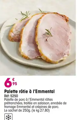 Croque Gel Palette rôtie à l'Emmental offre