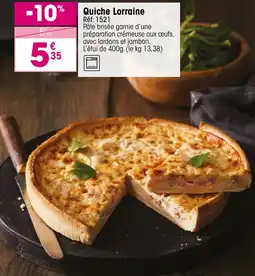 Croque Gel Quiche lorraine offre