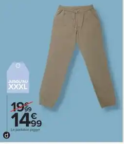 Carrefour Le pantalon jogger offre