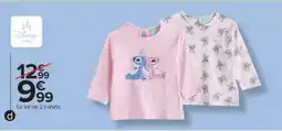 Carrefour Disney baby T-shirts offre