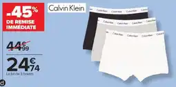 Carrefour Calvin Klein Le lot de 3 boxers offre