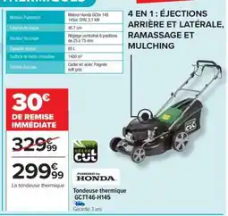 Carrefour Tondeuse thermique GCTT46-H145 offre
