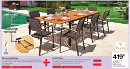 Carrefour Table extensible Gaya offre