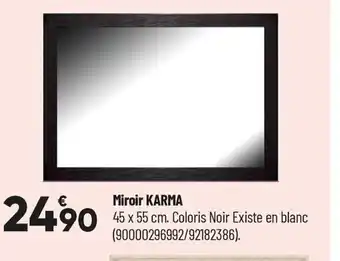 Bricorama Miroir karma offre