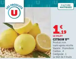 U Express Citron u offre