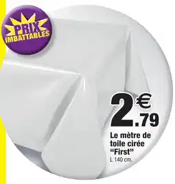 Bazarland Le mètre de toile cirée firsy offre