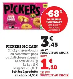 U Express Pickers mc cain offre