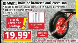Norma Kraft werkzeuge roue de brouette anti-crevaison offre