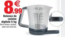 Bazarland Balance de cuisine digitale 5 kg offre