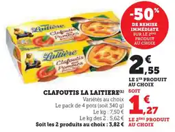 U Express Clafoutis la laitiere offre