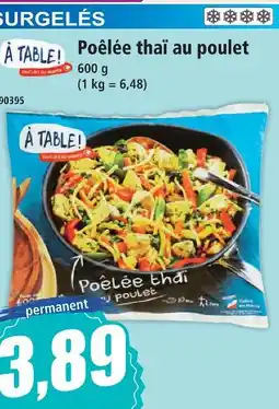 Norma Poêlée thaï au poulet offre