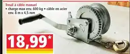 Norma Treuil à câble manuel offre